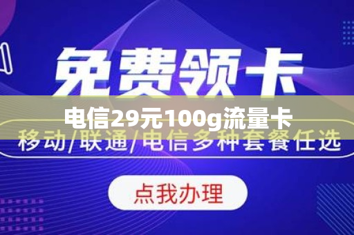 电信29元100g流量卡