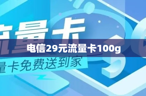 电信29元流量卡100g