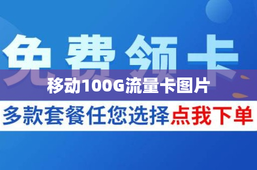 移动100G流量卡图片