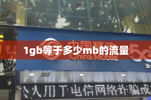 1gb等于多少mb的流量