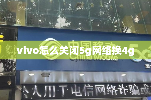 vivo怎么关闭5g网络换4g