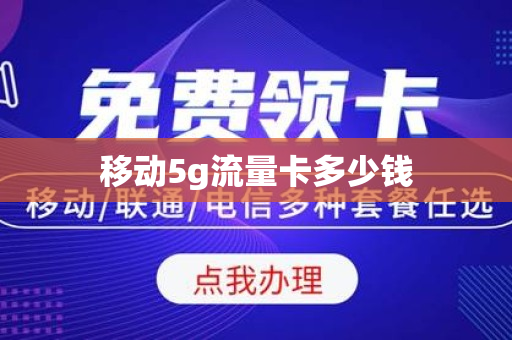 移动5g流量卡多少钱