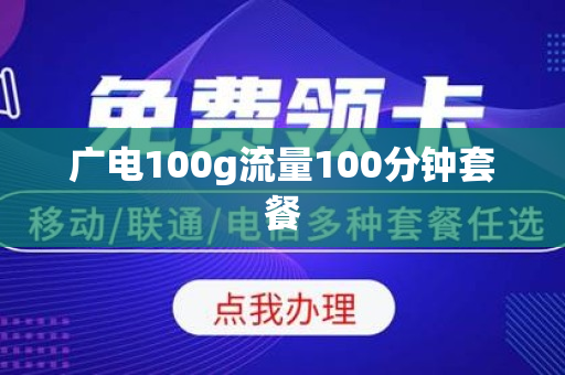 广电100g流量100分钟套餐