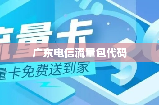 广东电信流量包代码