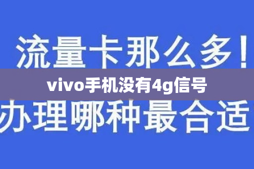 vivo手机没有4g信号