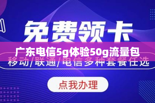 广东电信5g体验50g流量包